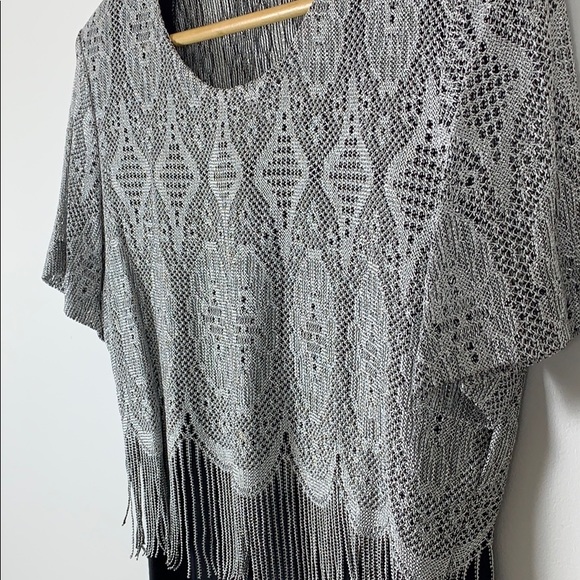 Black and Silver Evening Gown - Picture 3 of 8